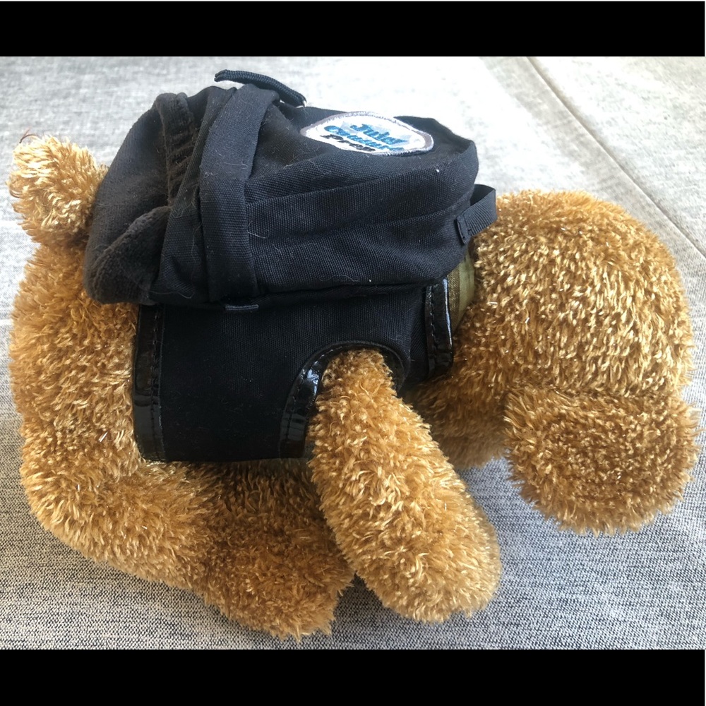 New Juicy Couture black dog cat pet backpack S M